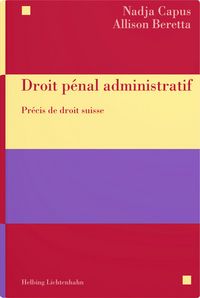 Produktbild: Droit p&eacute;nal administratif