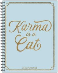 Produktbild: Karma Is a Cat 2026 6.5 X 8.5 Weekly Monthly Softcover Planner