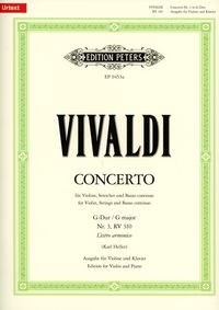 Bild vom Artikel Konzert für Violine, Streicher und Basso continuo G-Dur op. 3 Nr. 3 RV 310 / PV 96 vom Autor Antonio Vivaldi