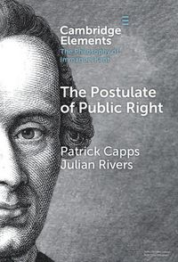 Produktbild: The Postulate of Public Right