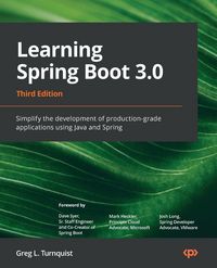 Produktbild: Learning Spring Boot 3.0 - Third Edition