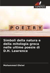 Produktbild: Simboli della natura e della mitologia greca nelle ultime poesie di D.H. Lawrence