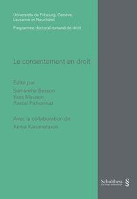 Produktbild: Le consentement en droit