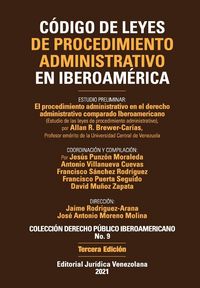Produktbild: C&Oacute;DIGO DE LEYES DE PROCEDIMIENTO ADMINISTRATIVO DE IBEROAM&Eacute;RICA. El procedimiento administrativo en el derecho administrativo comparado Iberoamericano