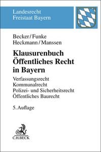 Produktbild: Klausurenbuch &Ouml;ffentliches Recht in Bayern