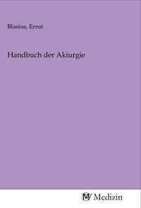 Produktbild: Handbuch der Akiurgie
