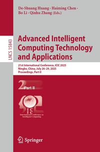 Produktbild: Advanced Intelligent Computing Technology and Applications