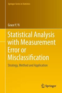 Produktbild: Statistical Analysis with Measurement Error or Misclassification