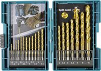 Produktbild: Makita B-67795 Metall-Spiralbohrer-Set 1.5 mm, 2.0 mm, 2.5 mm, 3.0 mm, 3.2 mm, 3.5 mm, 4.0 mm, 4.5 mm, 5.0 mm, 5.5 mm, 6.0 mm, 6.5 mm, 7.0 mm, 8.0