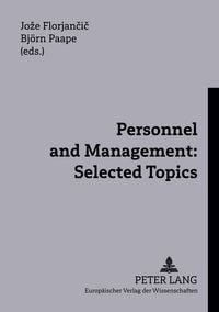 Produktbild: Personnel and Management: Selected Topics
