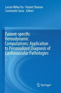 Produktbild: Patient-specific Hemodynamic Computations: Application to Personalized Diagnosis of Cardiovascular Pathologies