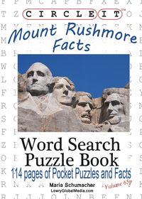 Produktbild: Circle It, Mount Rushmore Facts, Pocket Size, Word Search, Puzzle Book