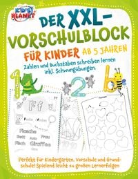 Produktbild: Der XXL-Vorschulblock f&uuml;r Kinder ab 5 Jahren: Zahlen und Buchstaben schreiben le