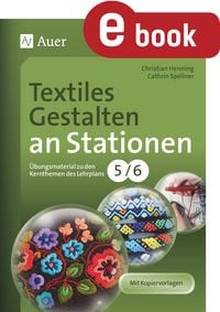 Produktbild: Textiles Gestalten an Stationen Klasse 5-6