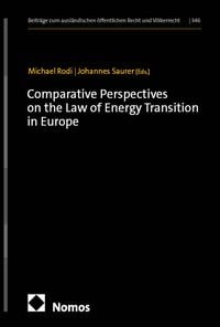 Produktbild: Comparative Perspectives on the Law of Energy Transition in Europe