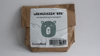 Produktbild: W&auml;rmekissen B&Auml;R mit Rapsf&uuml;llung in moosgr&uuml;n