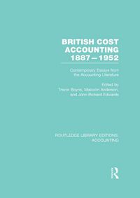 Produktbild: British Cost Accounting 1887-1952 (RLE Accounting)