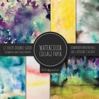Produktbild: Watercolor Collage Paper for Scrapbooking