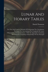 Produktbild: Lunar And Horary Tables