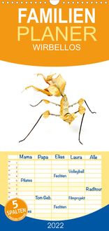 Produktbild: Familienplaner WIRBELLOS (Wandkalender 2022 , 21 cm x 45 cm, hoch)