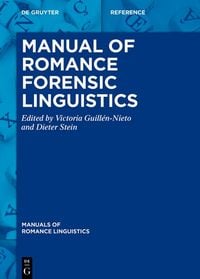Produktbild: Manual of Romance Forensic Linguistics