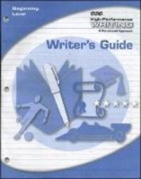 Produktbild: High-Performance Writing Beginning Level, Writer's Guide
