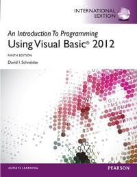 Produktbild: Schneider, D: An Introduction to Programming with Visual Bas