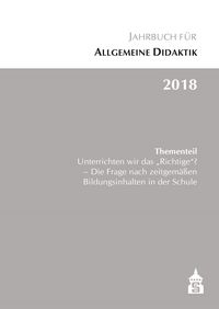 Produktbild: Jahrbuch f&uuml;r Allgemeine Didaktik 2018