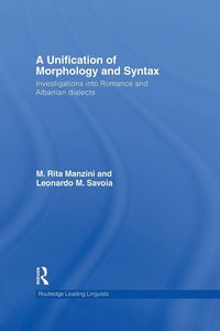 Produktbild: A Unification of Morphology and Syntax