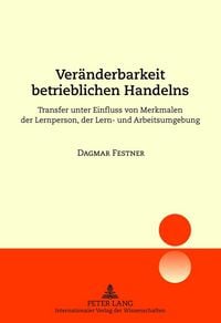 Produktbild: Ver&auml;nderbarkeit betrieblichen Handelns