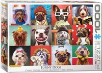 Bild vom Artikel Eurographics 6000-5523 - Lucia Heffernan, Funny Dogs, Lustige Hunde, Puzzle, 1000 Teile vom Autor 