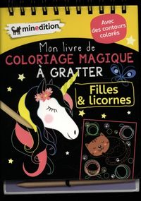 Produktbild: Mon livre de coloriage magique &agrave; gratter : Filles & licornes