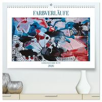 Produktbild: Farbverl&auml;ufe Lieblingsfarbe Bunt (hochwertiger Premium Wandkalender 2026 DIN A2 quer), Kunstdruck in Hochglanz