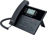 Produktbild: Auerswald COMfortel D-110 Schnurgebundenes Telefon, VoIP Freisprechen, Headsetanschluss, Optische Anrufsignalisierung, PoE Grafik-Display Schwarz