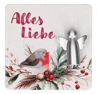 Produktbild: Engelfigur aus Metall - Alles Liebe