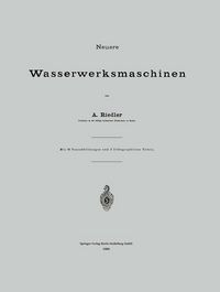 Produktbild: Neuere Wasserwerksmaschinen