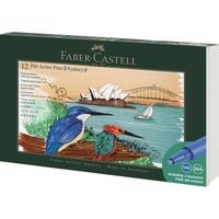 Produktbild: Faber-Castell Tuschestift Pitt Artist Pen, 12er Geschenk Set Sydney