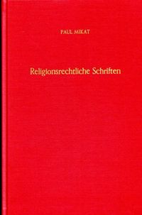 Produktbild: Religionsrechtliche Schriften.