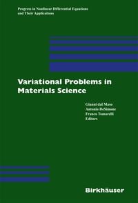 Produktbild: Variational Problems in Materials Science