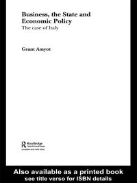 Produktbild: Business, The State and Economic Policy