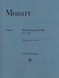 Produktbild: Wolfgang Amadeus Mozart - Klaviersonate F-dur KV 280 (189e)