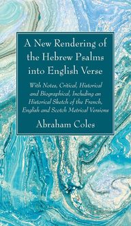 Produktbild: A New Rendering of the Hebrew Psalms into English Verse