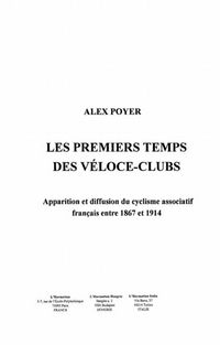 Produktbild: Premiers temps des veloce-clubs