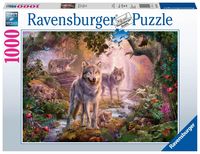 Bild vom Artikel Puzzle Ravensburger Wolfsfamilie im Sommer 1000 Teile vom Autor 