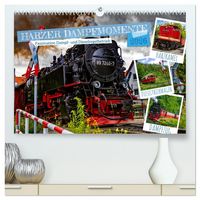 Produktbild: Harzer Dampfmomente (hochwertiger Premium Wandkalender 2026 DIN A2 quer), Kunstdruck in Hochglanz