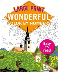 Produktbild: Large Print Wonderful Color by Numbers