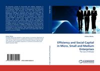 Produktbild: Efficiency and Social Capital in Micro, Small and Medium Enterprises