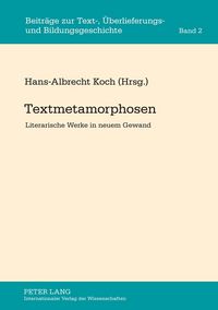 Produktbild: Textmetamorphosen