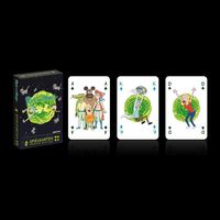 Winning Moves - Number 1 Spielkarten - Rick & Morty im Display, 12 Stck