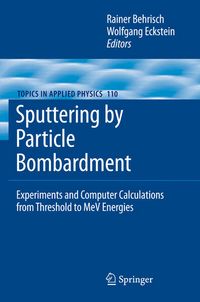 Produktbild: Sputtering by Particle Bombardment